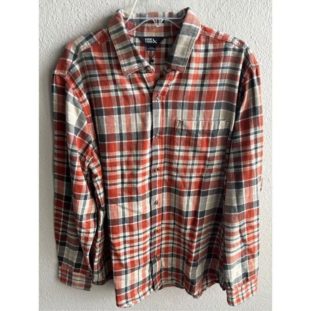 ❤️Eddie Bauer Men’s Flannel Shirt XL